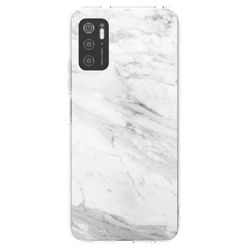 Picasee husă transparentă din silicon pentru Xiaomi Poco M3 Pro 5G - White marble