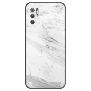 Picasee husă neagră din silicon pentru Xiaomi Poco M3 Pro 5G - White marble