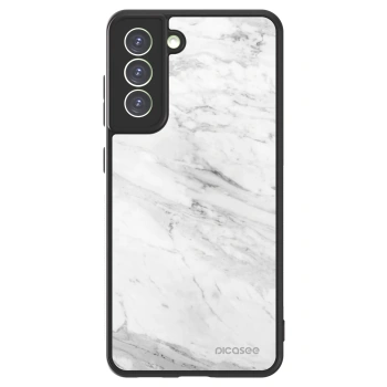 Picasee ULTIMATE CASE pentru Samsung Galaxy S21 FE 5G - White marble