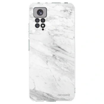 Picasee husă transparentă din silicon pentru Xiaomi Redmi Note 11 - White marble