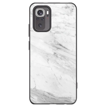 Picasee husă neagră din silicon pentru Xiaomi Redmi Note 11S 4G - White marble