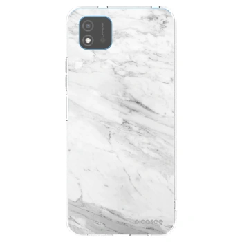 Picasee husă transparentă din silicon pentru Realme C11 (2021) - White marble