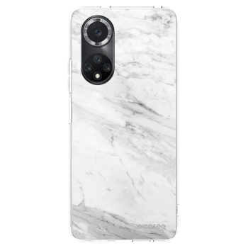 Picasee husă transparentă din silicon pentru Huawei Nova 9 SE - White marble