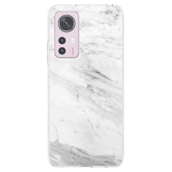 Picasee husă transparentă din silicon pentru Xiaomi 12 - White marble