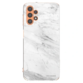 Picasee husă transparentă din silicon pentru Samsung Galaxy A13 4G A135 - White marble