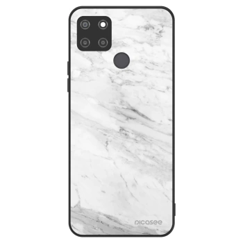 Husă pentru Realme C21Y - White marble