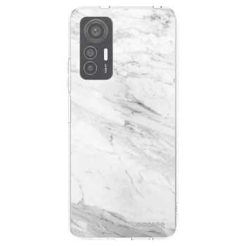 Picasee husă transparentă din silicon pentru Xiaomi 12 Lite - White marble