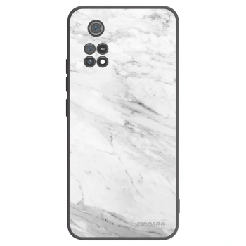 Picasee husă neagră din silicon pentru Xiaomi Poco M4 Pro - White marble
