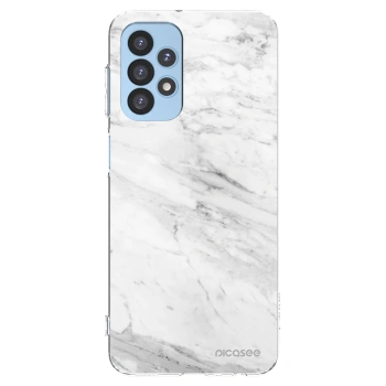 Picasee husă transparentă din silicon pentru Samsung Galaxy A23 A235F 4G - White marble