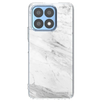 Picasee husă transparentă din silicon pentru Honor X8a - White marble