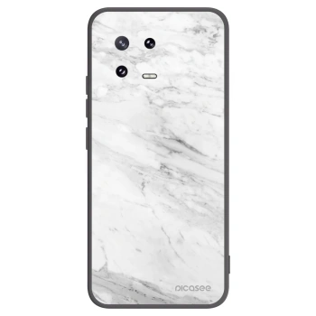 Picasee husă neagră din silicon pentru Xiaomi 13 Pro - White marble