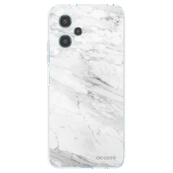 Picasee husă transparentă din silicon pentru Xiaomi Redmi Note 12 5G - White marble