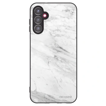 Picasee husă neagră din silicon pentru Samsung Galaxy A14 5G A146P - White marble