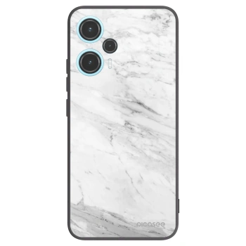Picasee husă neagră din silicon pentru Xiaomi Poco F5 - White marble