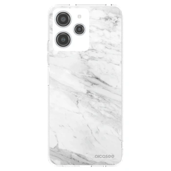 Picasee husă transparentă din silicon pentru Xiaomi Redmi 12 4G - White marble