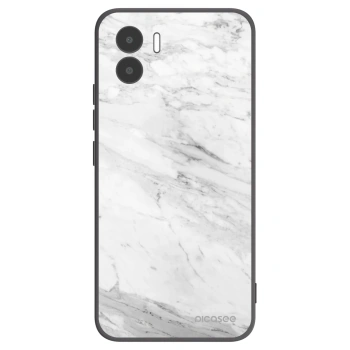 Picasee husă neagră din silicon pentru Xiaomi Redmi A2 - White marble