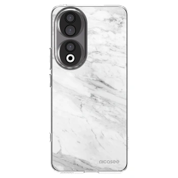 Picasee husă transparentă din silicon pentru Honor 90 5G - White marble