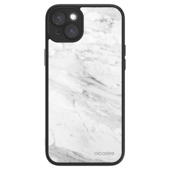 Picasee ULTIMATE CASE pentru Apple iPhone 15 Plus - White marble