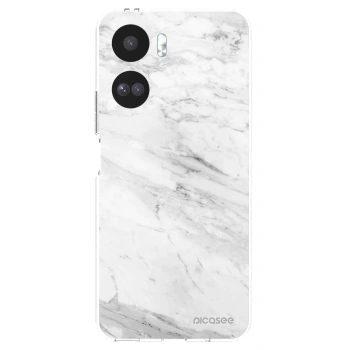 Picasee husă transparentă din silicon pentru Honor 90 Lite 5G - White marble