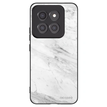 Picasee husă neagră din silicon pentru Xiaomi 14 Pro - White marble