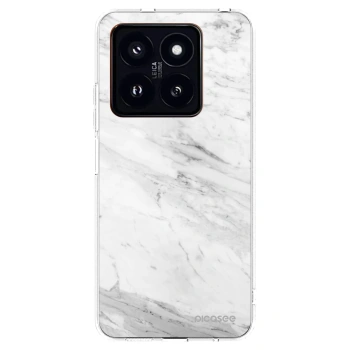 Picasee husă transparentă din silicon pentru Xiaomi 14 Pro - White marble