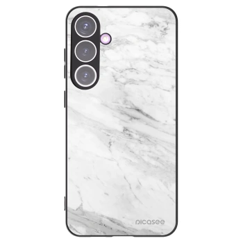 Picasee husă neagră din silicon pentru Samsung Galaxy S24+ S926B 5G - White marble