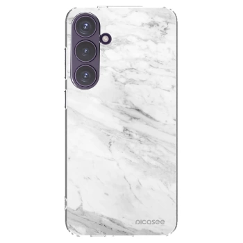 Picasee husă transparentă din silicon pentru Samsung Galaxy S24+ S926B 5G - White marble