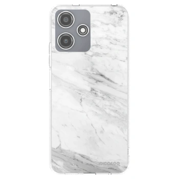 Picasee husă transparentă din silicon pentru Xiaomi Redmi 12 5G - White marble