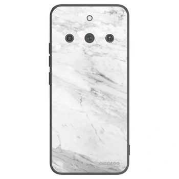 Picasee husă neagră din silicon pentru Realme 11 Pro+ - White marble