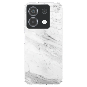 Picasee husă transparentă din silicon pentru Xiaomi Poco X6 - White marble