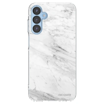 Picasee husă transparentă din silicon pentru Samsung Galaxy A15 A156B 5G - White marble