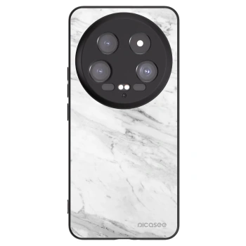 Picasee husă neagră din silicon pentru Xiaomi 14 Ultra - White marble