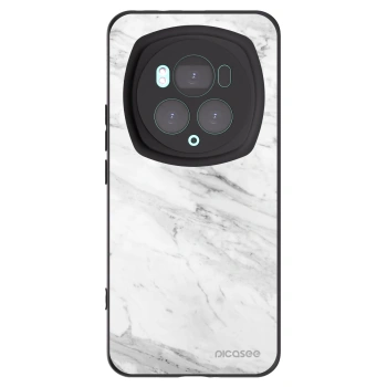 Picasee husă neagră din silicon pentru Honor Magic6 Pro - White marble