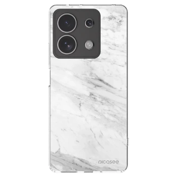 Picasee husă transparentă din silicon pentru Xiaomi Redmi Note 13 4G - White marble