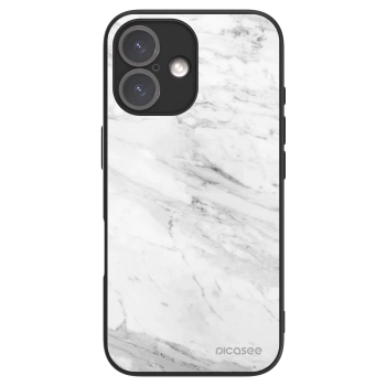 Picasee ULTIMATE CASE MagSafe pentru Apple iPhone 16 - White marble
