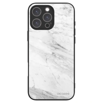 Picasee ULTIMATE CASE MagSafe pentru Apple iPhone 16 Pro Max - White marble
