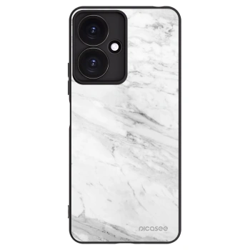 Picasee husă neagră din silicon pentru Xiaomi Redmi 13C 5G - White marble
