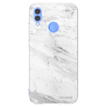 Picasee husă transparentă din silicon pentru Honor 10 Lite - White marble
