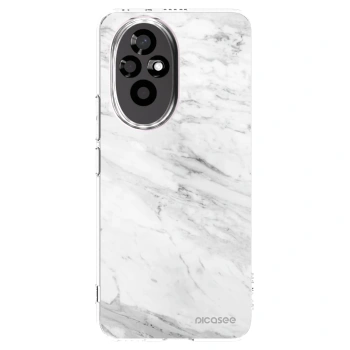 Picasee husă transparentă din silicon pentru Honor 200 5G - White marble
