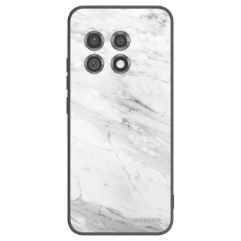 Picasee husă neagră din silicon pentru OnePlus 11 5G - White marble