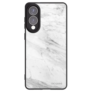 Picasee husă neagră din silicon pentru Samsung Galaxy S25 Edge 5G - White marble
