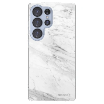 Picasee husă transparentă din silicon pentru Samsung Galaxy S25 Ultra 5G - White marble