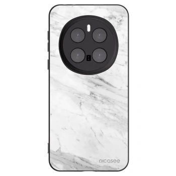 Picasee husă neagră din silicon pentru Honor Magic7 Pro 5G - White marble