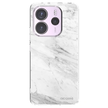 Picasee husă transparentă din silicon pentru Xiaomi Redmi Note 14 4G - White marble