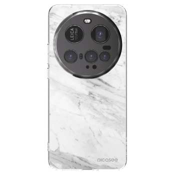 Picasee husă transparentă din silicon pentru Xiaomi 15 Ultra - White marble