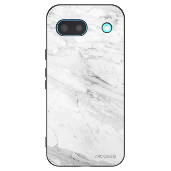 Picasee husă neagră din silicon pentru Google Pixel 8 - White marble