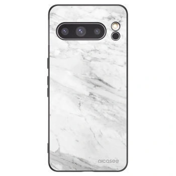 Picasee husă neagră din silicon pentru Google Pixel 8 Pro - White marble