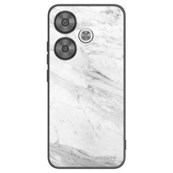 Picasee husă neagră din silicon pentru Xiaomi Poco F6 - White marble