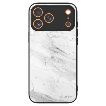 Picasee ULTIMATE CASE MagSafe pentru Apple iPhone 17 Pro Max - White marble