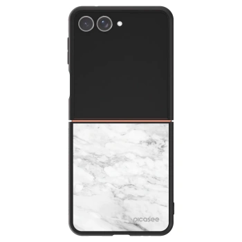 Husă pentru Samsung Galaxy Z Flip7 5G - White marble